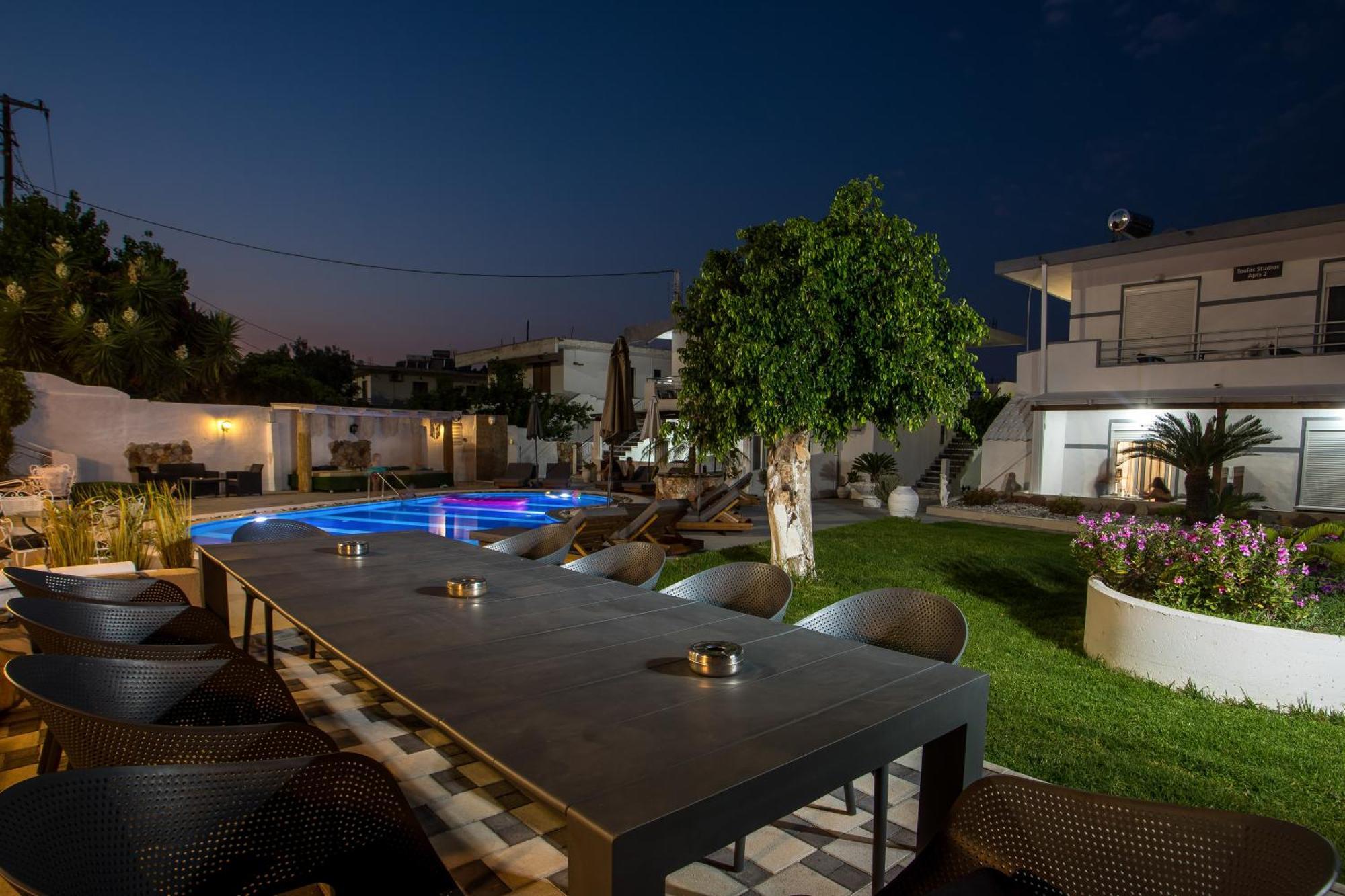 Toula'S Apartments Faliraki Luaran gambar